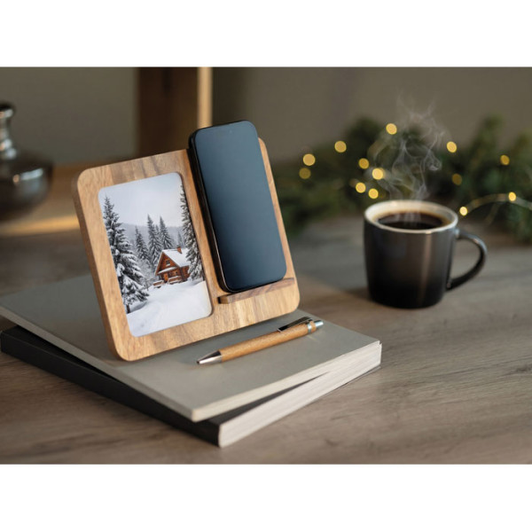 FINWOOD - Acacia frame & lader 15W