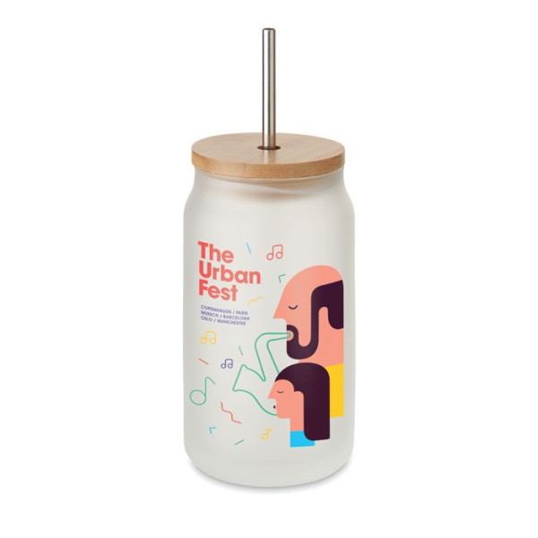 JARBLIM - Sublimatie mason jar 400 ml