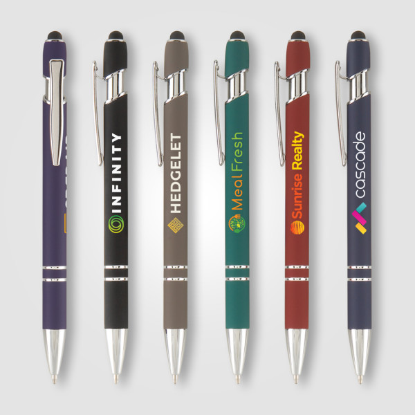 Prince pen, rubberized & stylus